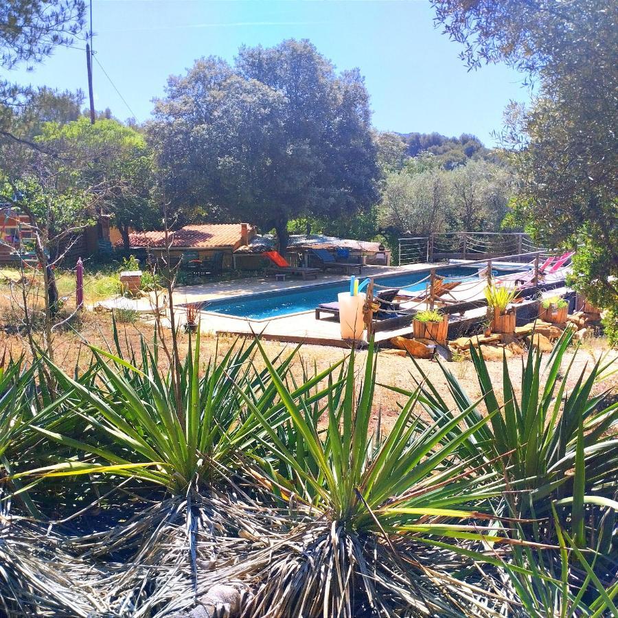 Arche De Noe Atypique, Boheme , Nature, Piscine Chauffee De Paques A Toussaint , Spa , Sauna , Loisirs 勒博塞 外观 照片